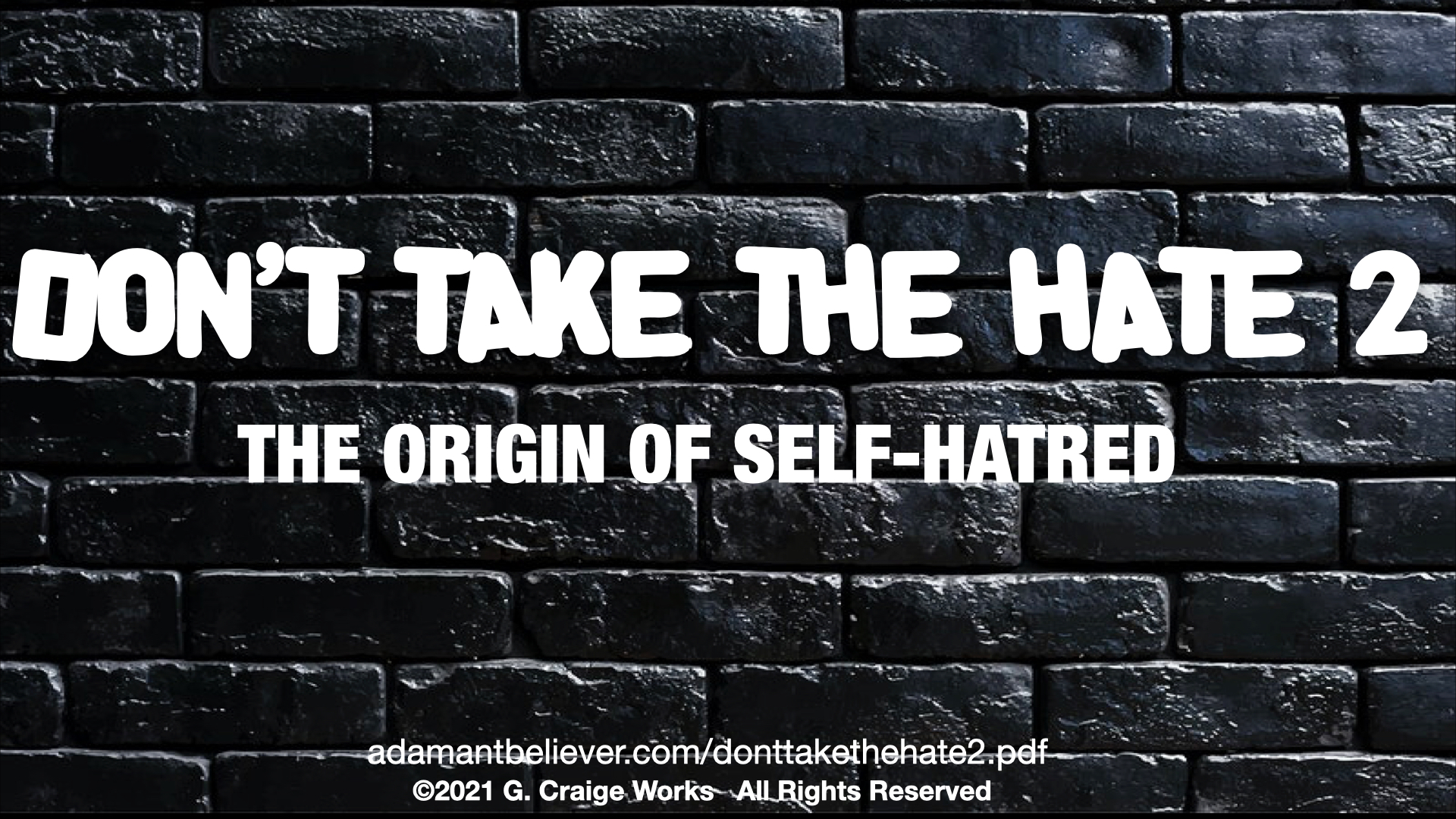 don't take the hate 2.001